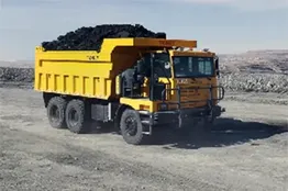 First autonomous off-road dump truck