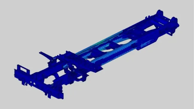 Bolted chassis frame